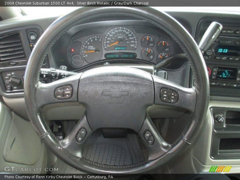 Silver Birch Metallic / Gray/Dark Charcoal 2004 Chevrolet Suburban 1500 LT 4x4