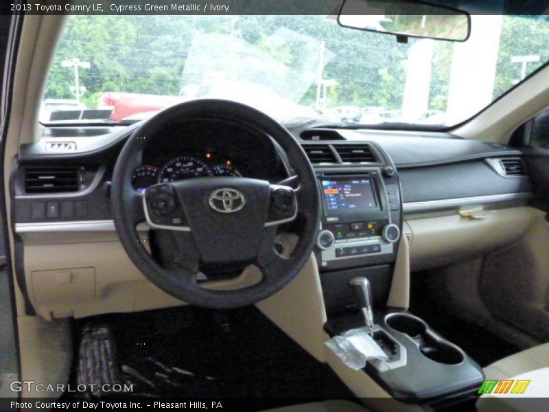 Cypress Green Metallic / Ivory 2013 Toyota Camry LE