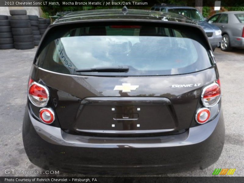 Mocha Bronze Metallic / Jet Black/Dark Titanium 2013 Chevrolet Sonic LT Hatch