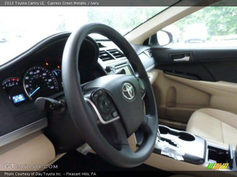 Cypress Green Metallic / Ivory 2013 Toyota Camry LE
