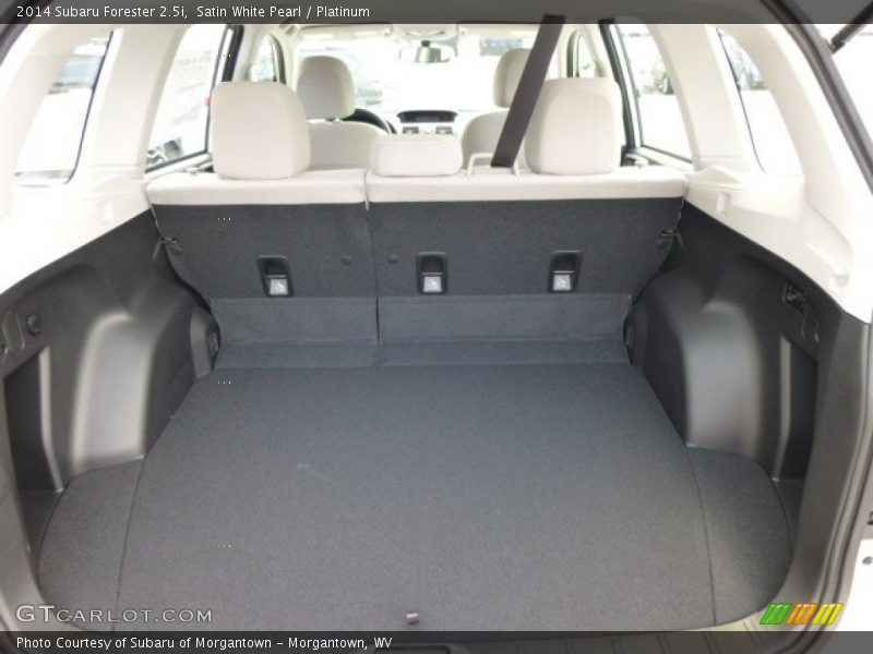 Satin White Pearl / Platinum 2014 Subaru Forester 2.5i