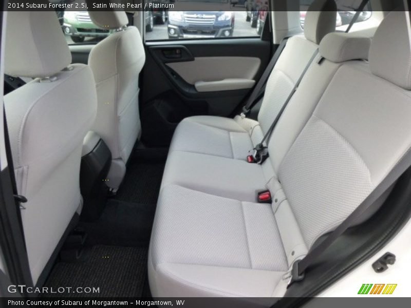 Satin White Pearl / Platinum 2014 Subaru Forester 2.5i