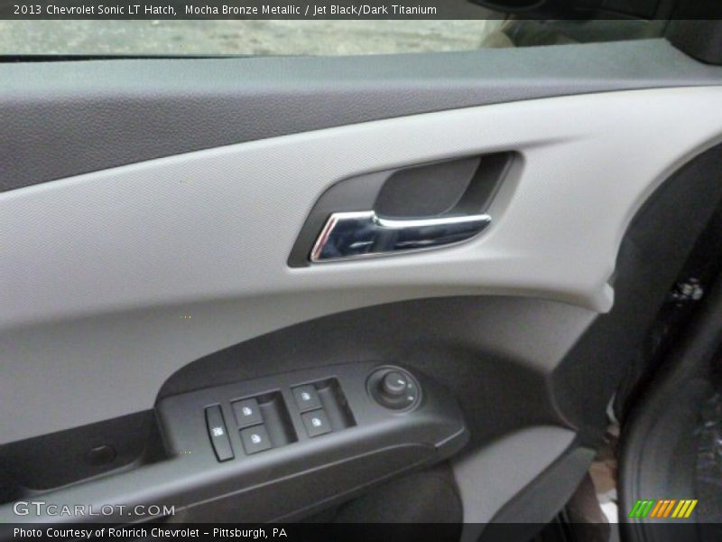 Mocha Bronze Metallic / Jet Black/Dark Titanium 2013 Chevrolet Sonic LT Hatch