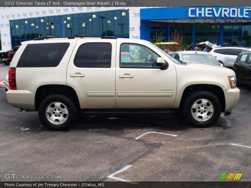 Champagne Silver Metallic / Ebony 2013 Chevrolet Tahoe LT 4x4
