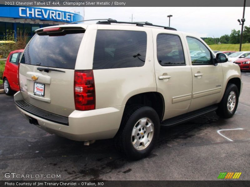 Champagne Silver Metallic / Ebony 2013 Chevrolet Tahoe LT 4x4
