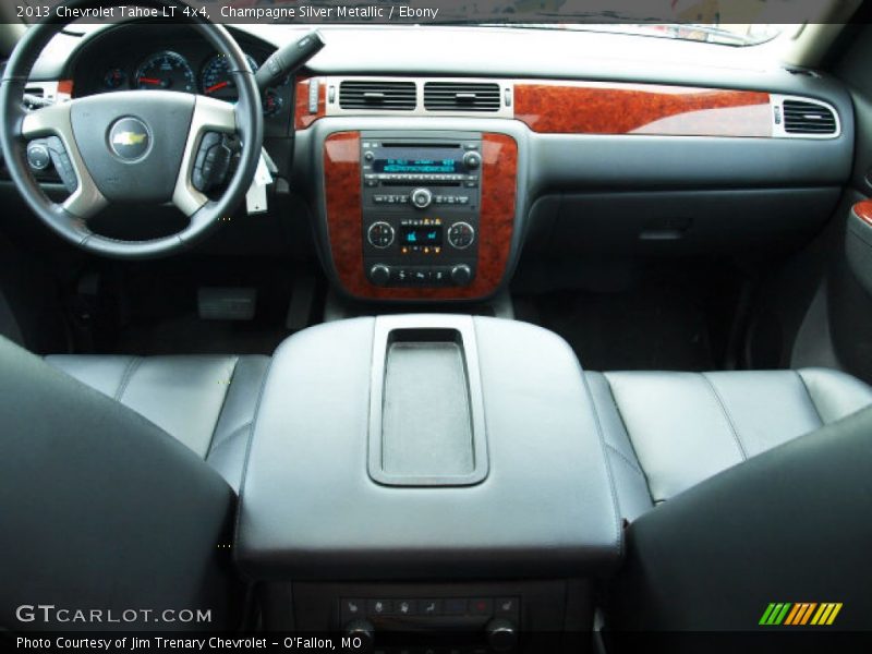 Champagne Silver Metallic / Ebony 2013 Chevrolet Tahoe LT 4x4