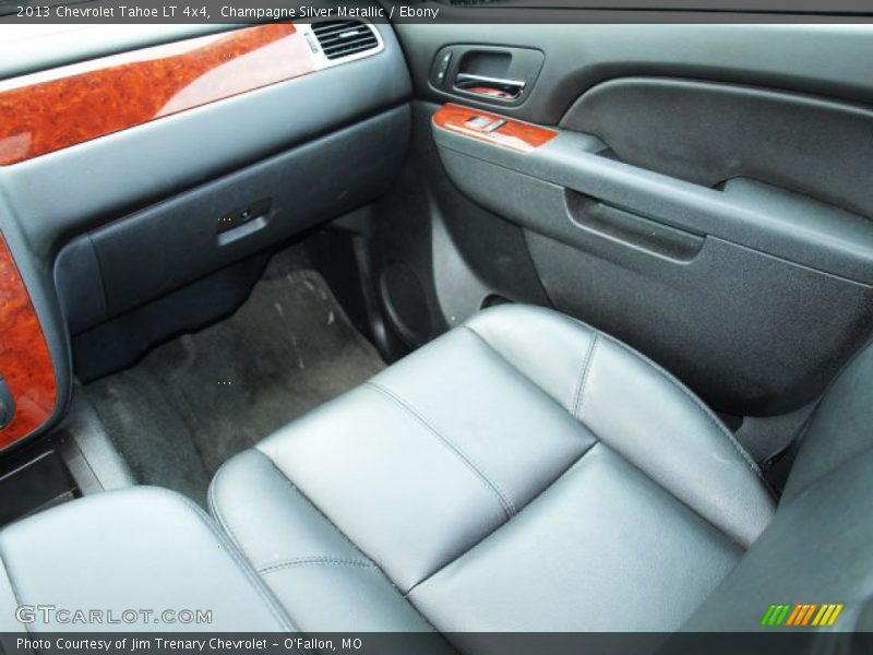 Champagne Silver Metallic / Ebony 2013 Chevrolet Tahoe LT 4x4