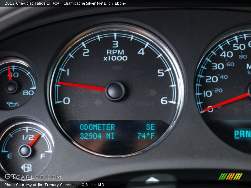 Champagne Silver Metallic / Ebony 2013 Chevrolet Tahoe LT 4x4