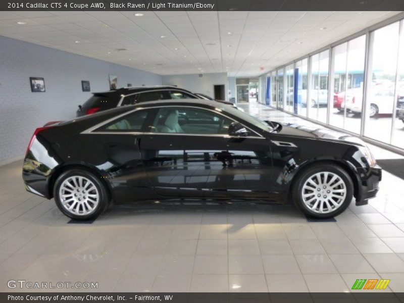 Black Raven / Light Titanium/Ebony 2014 Cadillac CTS 4 Coupe AWD