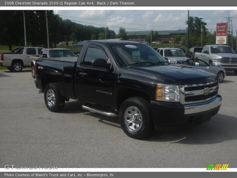 Black / Dark Titanium 2008 Chevrolet Silverado 1500 LS Regular Cab 4x4