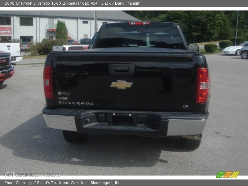 Black / Dark Titanium 2008 Chevrolet Silverado 1500 LS Regular Cab 4x4