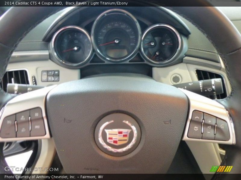 Black Raven / Light Titanium/Ebony 2014 Cadillac CTS 4 Coupe AWD