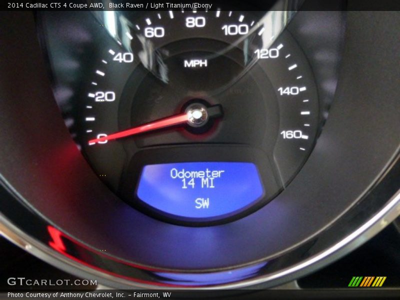 Black Raven / Light Titanium/Ebony 2014 Cadillac CTS 4 Coupe AWD