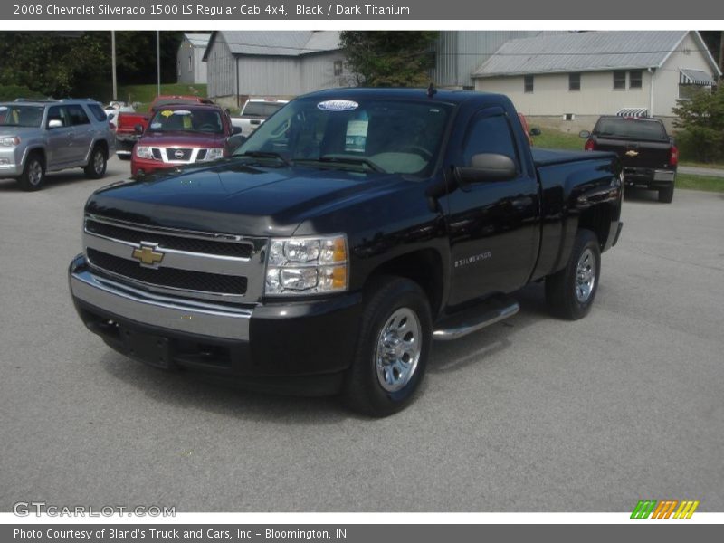 Black / Dark Titanium 2008 Chevrolet Silverado 1500 LS Regular Cab 4x4