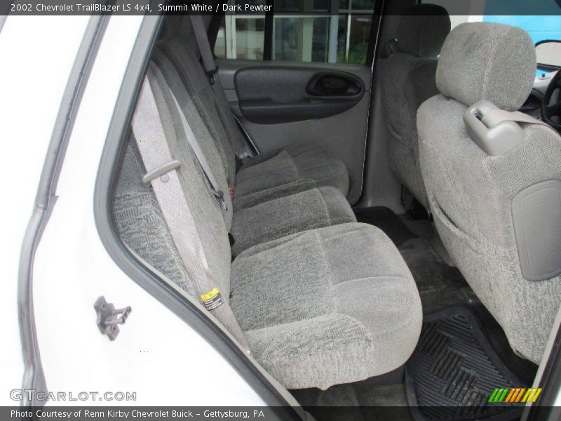 Summit White / Dark Pewter 2002 Chevrolet TrailBlazer LS 4x4