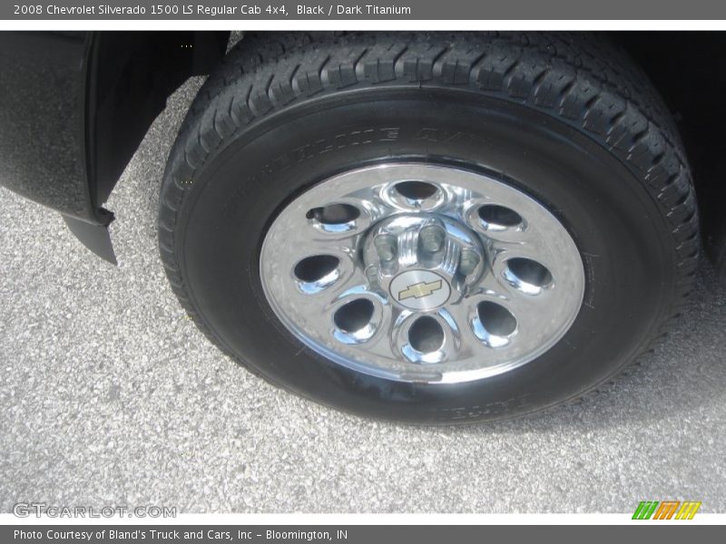 Black / Dark Titanium 2008 Chevrolet Silverado 1500 LS Regular Cab 4x4