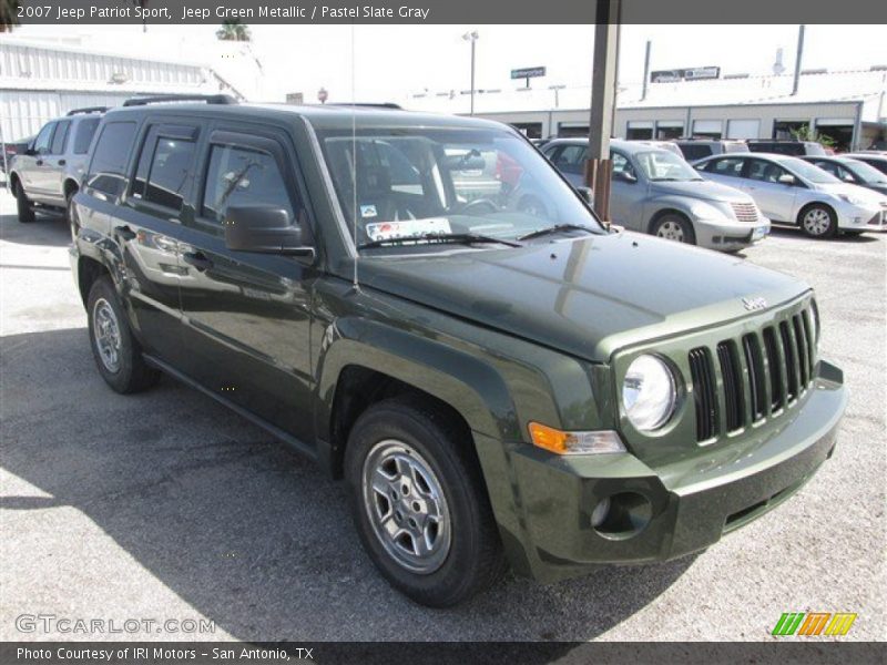 Jeep Green Metallic / Pastel Slate Gray 2007 Jeep Patriot Sport