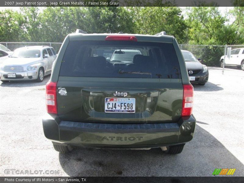 Jeep Green Metallic / Pastel Slate Gray 2007 Jeep Patriot Sport