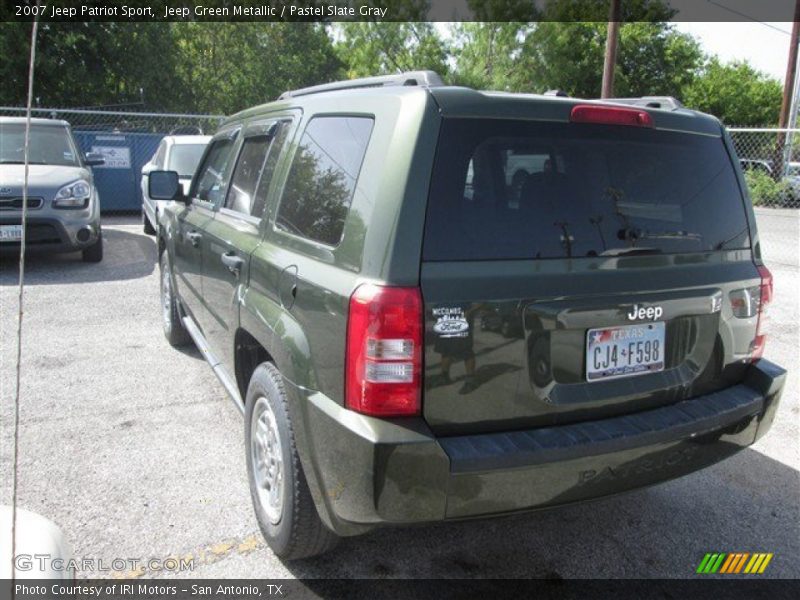 Jeep Green Metallic / Pastel Slate Gray 2007 Jeep Patriot Sport