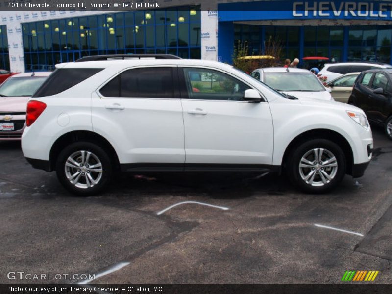 Summit White / Jet Black 2013 Chevrolet Equinox LT