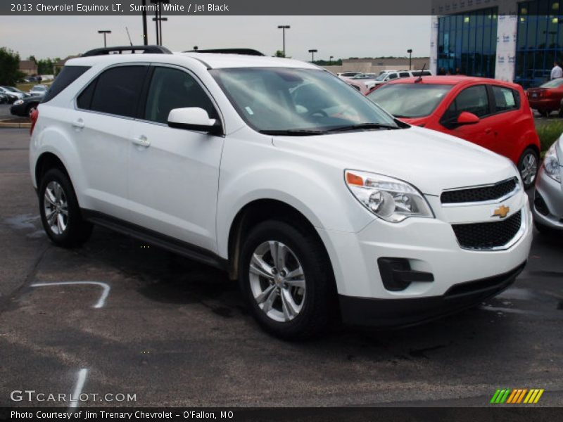 Summit White / Jet Black 2013 Chevrolet Equinox LT