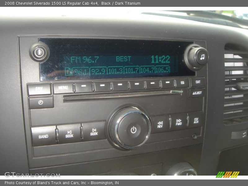 Black / Dark Titanium 2008 Chevrolet Silverado 1500 LS Regular Cab 4x4