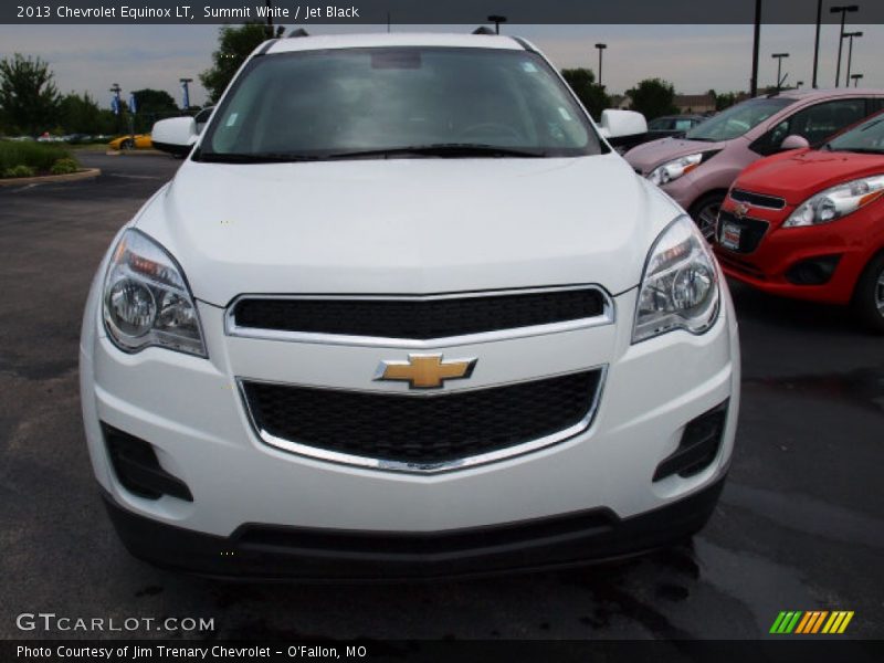Summit White / Jet Black 2013 Chevrolet Equinox LT