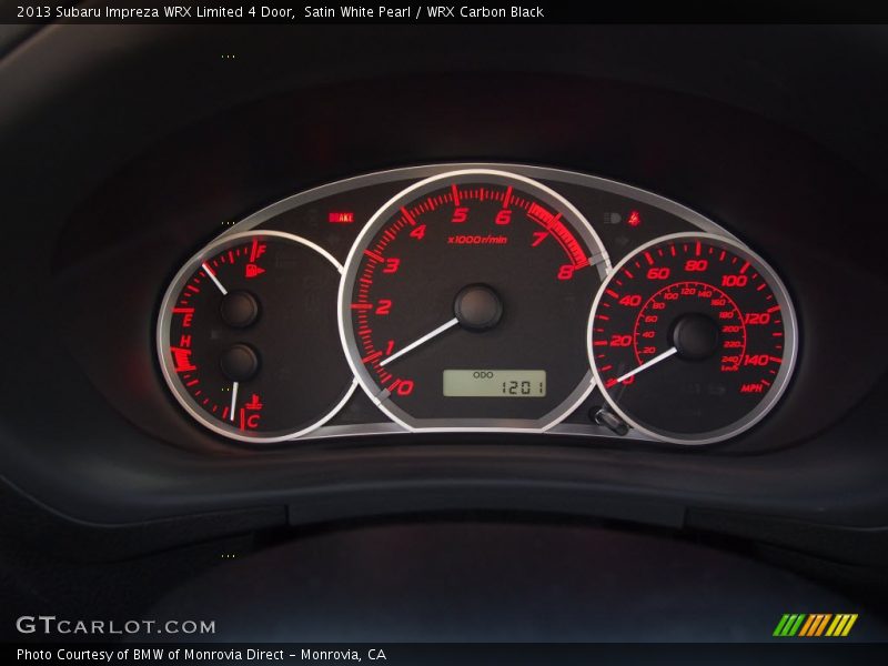 Satin White Pearl / WRX Carbon Black 2013 Subaru Impreza WRX Limited 4 Door