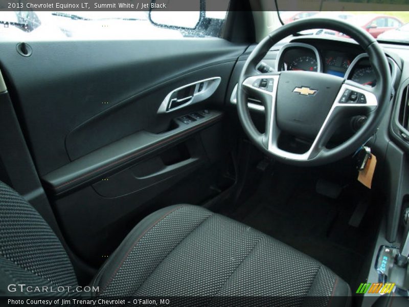 Summit White / Jet Black 2013 Chevrolet Equinox LT