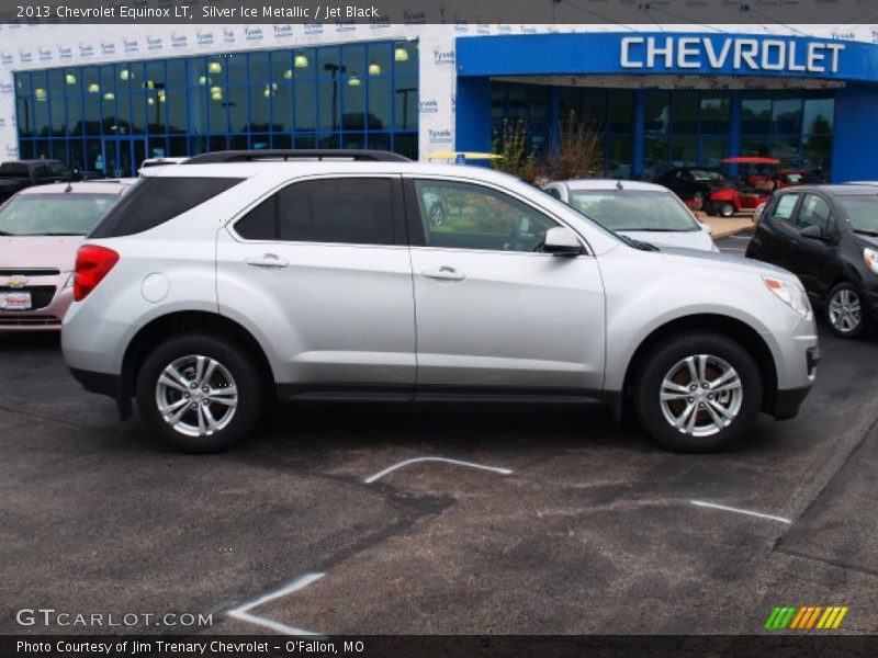 Silver Ice Metallic / Jet Black 2013 Chevrolet Equinox LT