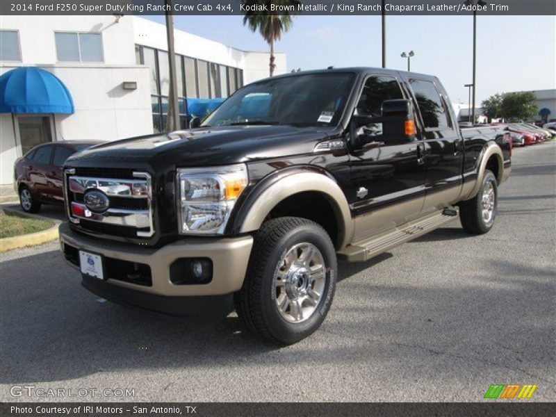 Kodiak Brown Metallic / King Ranch Chaparral Leather/Adobe Trim 2014 Ford F250 Super Duty King Ranch Crew Cab 4x4