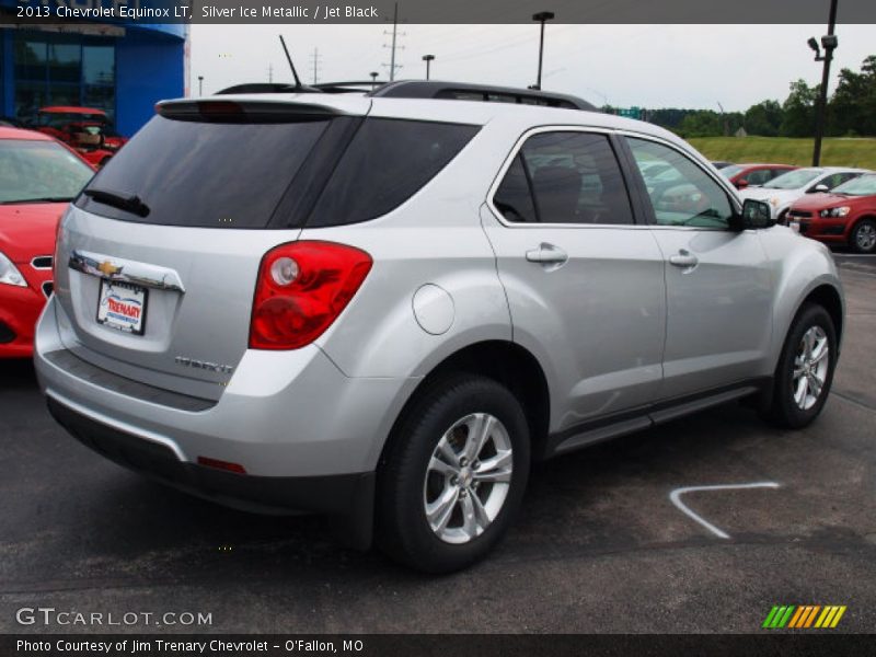 Silver Ice Metallic / Jet Black 2013 Chevrolet Equinox LT