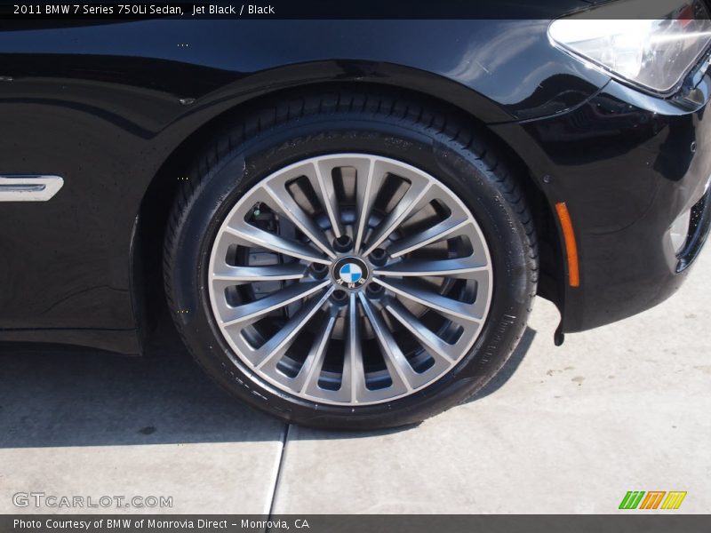 Jet Black / Black 2011 BMW 7 Series 750Li Sedan