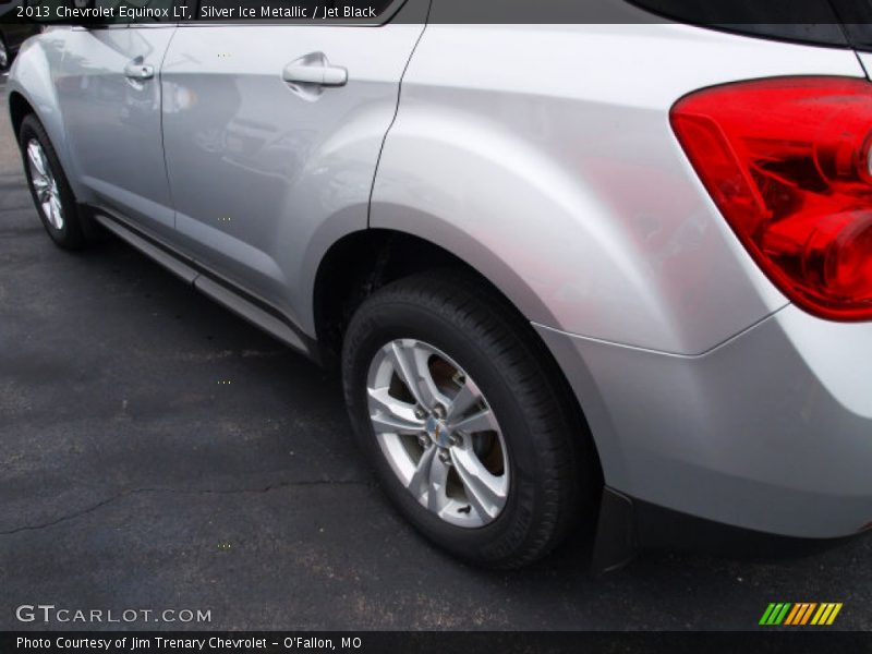 Silver Ice Metallic / Jet Black 2013 Chevrolet Equinox LT