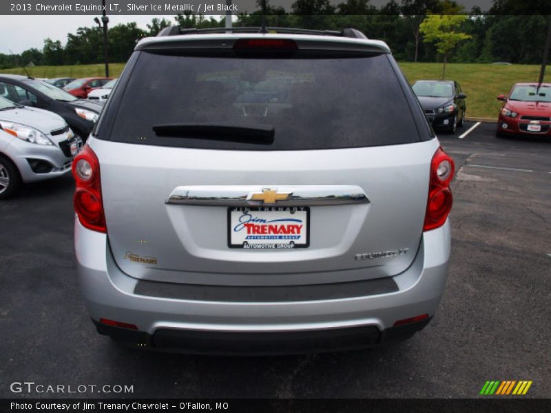 Silver Ice Metallic / Jet Black 2013 Chevrolet Equinox LT