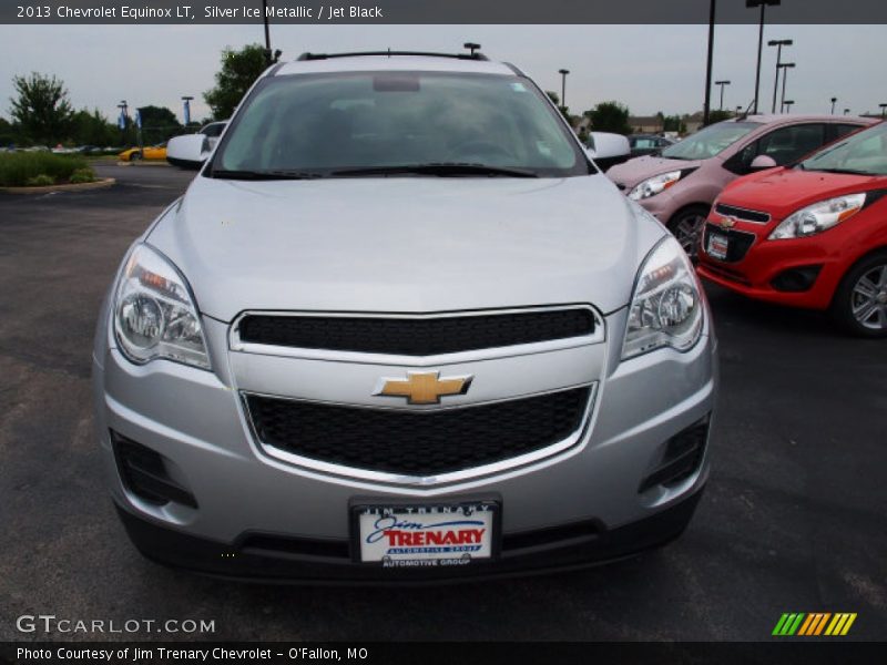 Silver Ice Metallic / Jet Black 2013 Chevrolet Equinox LT