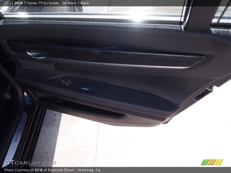 Jet Black / Black 2011 BMW 7 Series 750Li Sedan