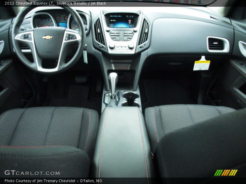 Silver Ice Metallic / Jet Black 2013 Chevrolet Equinox LT