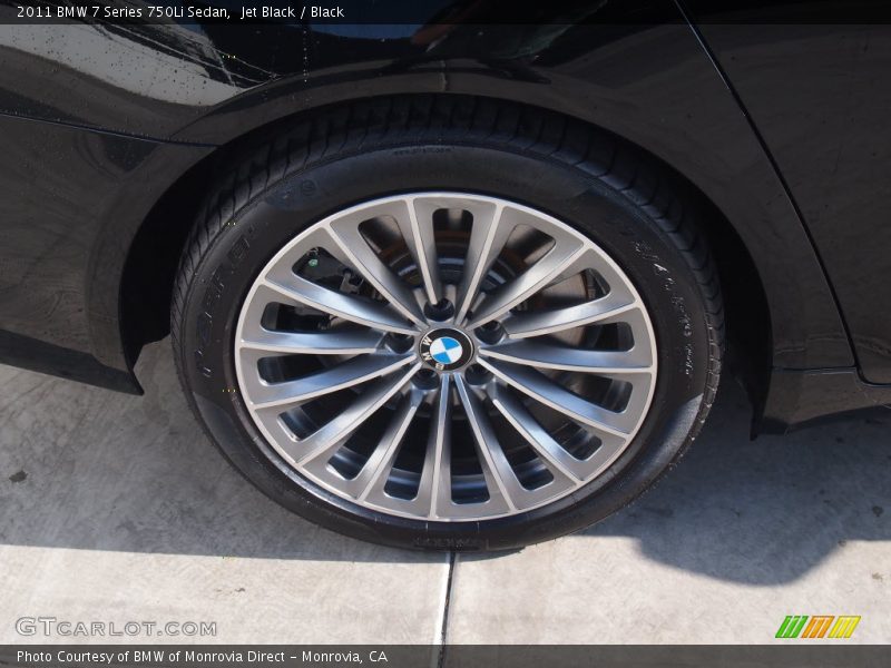 Jet Black / Black 2011 BMW 7 Series 750Li Sedan
