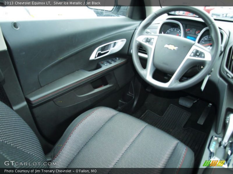 Silver Ice Metallic / Jet Black 2013 Chevrolet Equinox LT