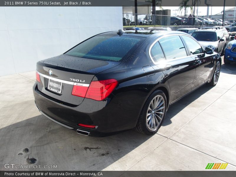 Jet Black / Black 2011 BMW 7 Series 750Li Sedan