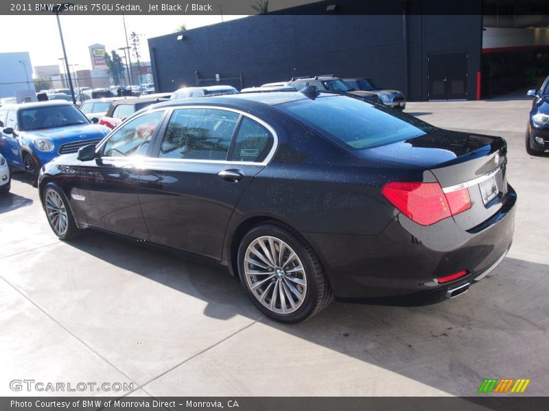Jet Black / Black 2011 BMW 7 Series 750Li Sedan