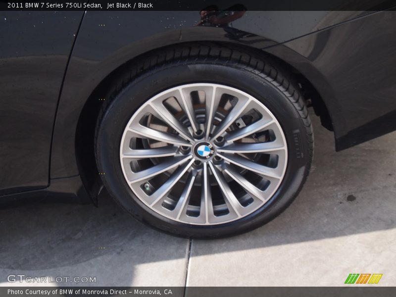 Jet Black / Black 2011 BMW 7 Series 750Li Sedan