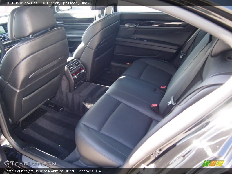Jet Black / Black 2011 BMW 7 Series 750Li Sedan