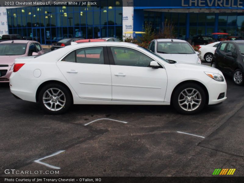 Summit White / Jet Black 2013 Chevrolet Malibu LT