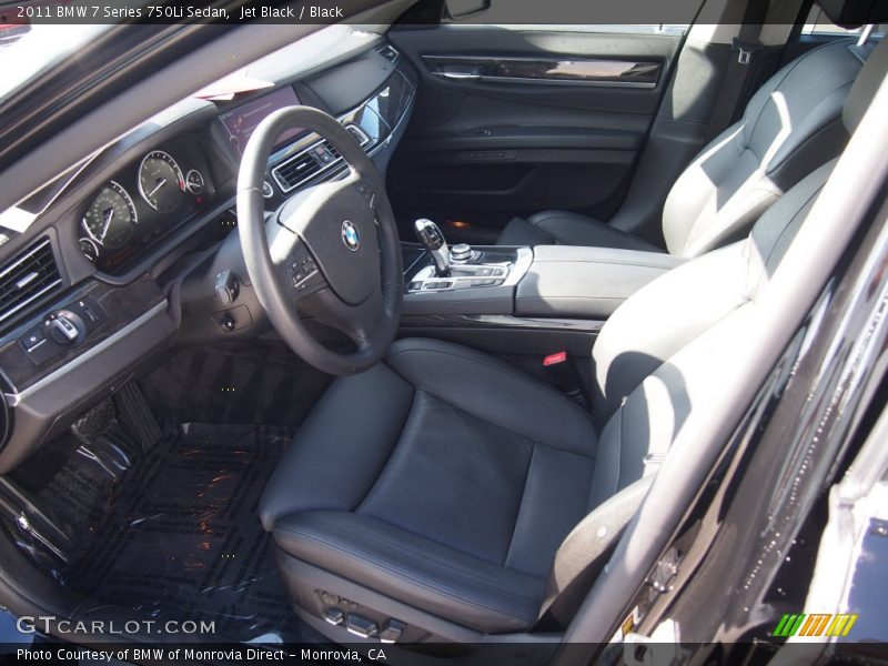Jet Black / Black 2011 BMW 7 Series 750Li Sedan