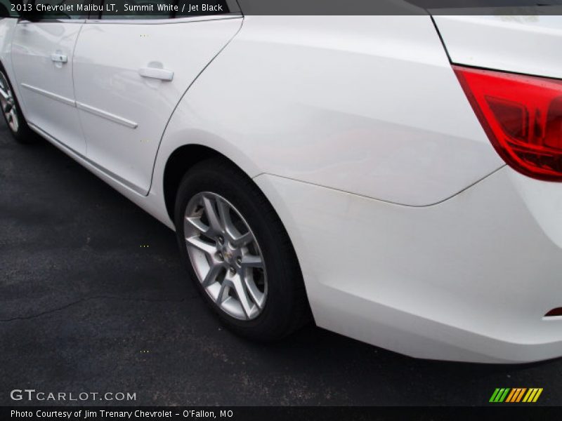 Summit White / Jet Black 2013 Chevrolet Malibu LT