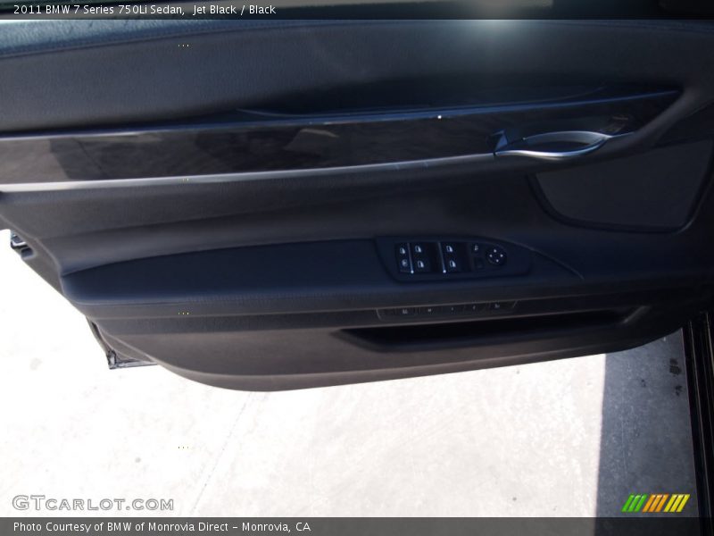 Jet Black / Black 2011 BMW 7 Series 750Li Sedan