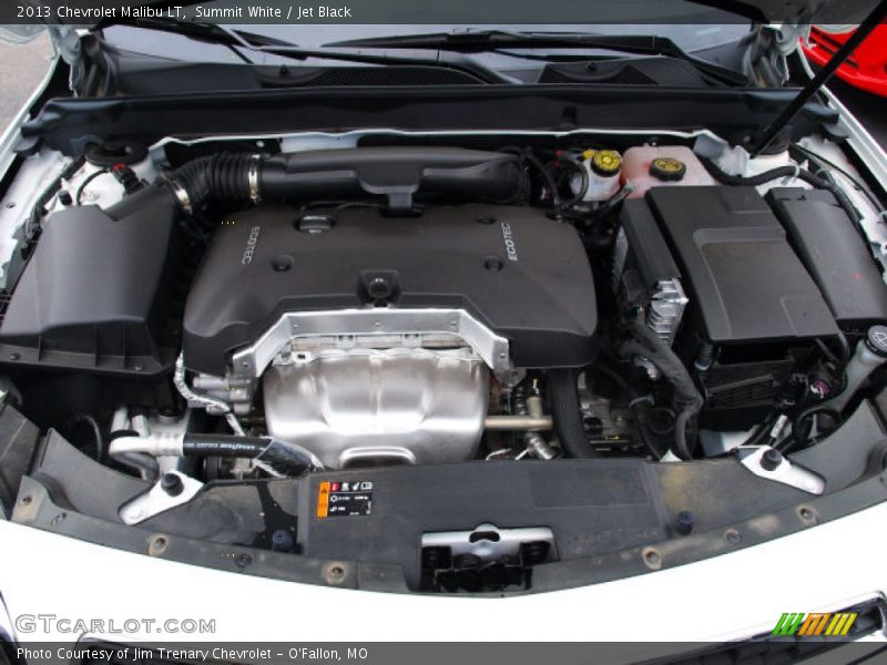 Summit White / Jet Black 2013 Chevrolet Malibu LT