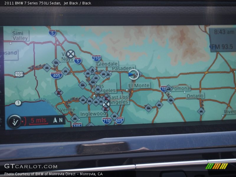 Jet Black / Black 2011 BMW 7 Series 750Li Sedan